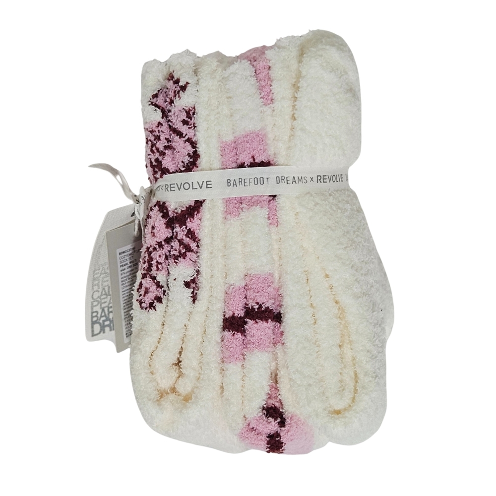 Barefoot Dreams x Revolve Winter Socks Set Pearl Multi Cozy Chic 3 Pairs Gift - Picture 3 of 7